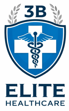 3b elite healthcare logo design